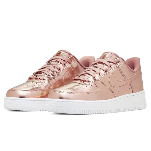 womens air force 1 rose gold